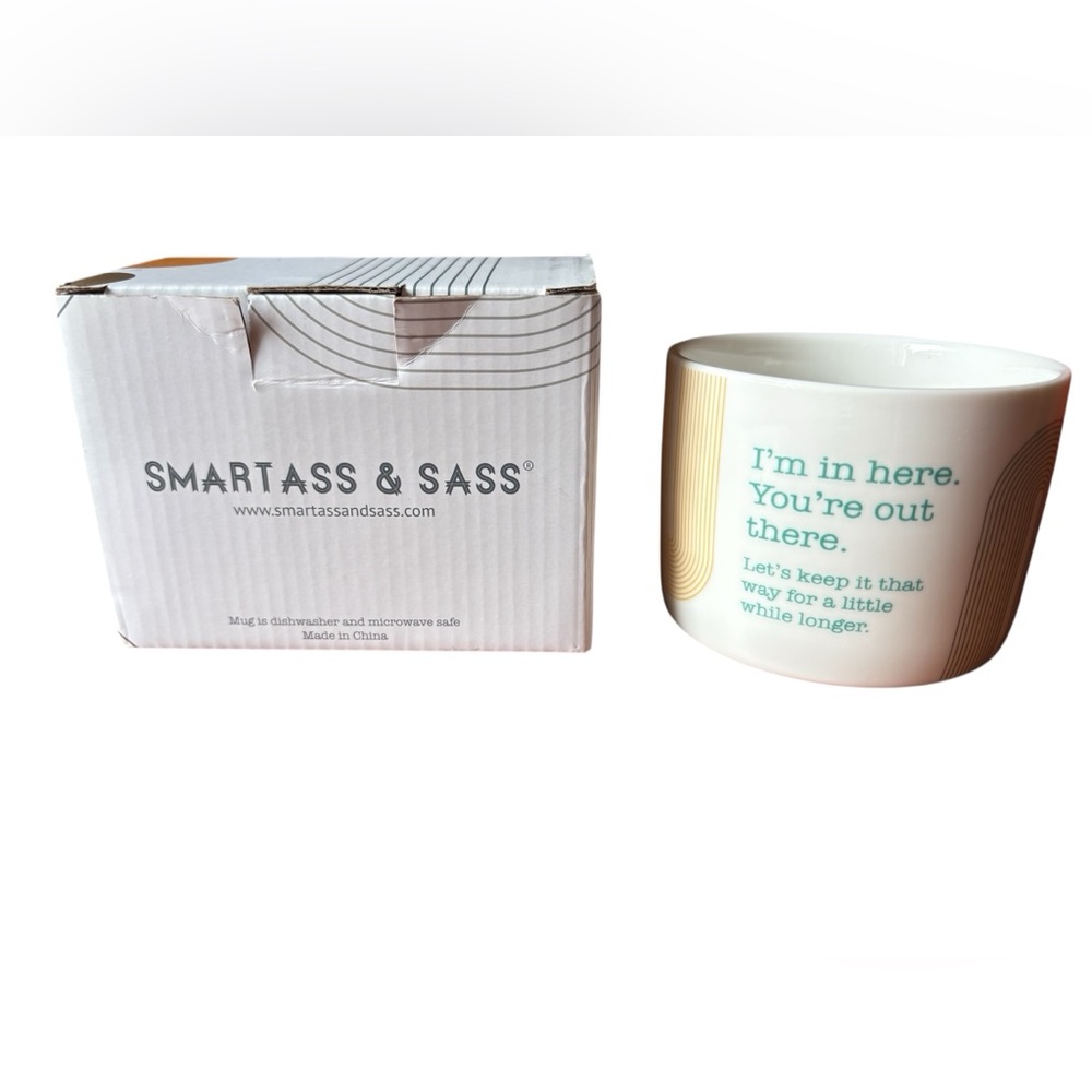 Smartass & Sass Mug with Box NWT
